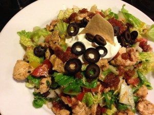 Taco Salad with Grilled Chicken (Photo Credit: Adroit Ideals)