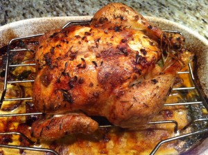 Free-Range Roasted Chicken (Photo Credit: Adroit Ideals)