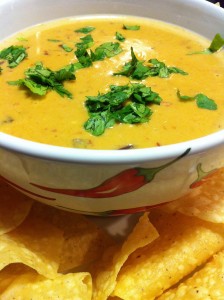 Chipotle Chile Con Queso with Tortilla Chips (Photo Credit: Adroit Ideals)