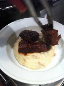 Hubby's Beef Short Ribs with Mashed Potatoes (Photo Credit: Adroit Ideals)