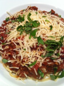The Best Spaghetti with Meat Sauce (Photo Credit: Adroit Ideals)