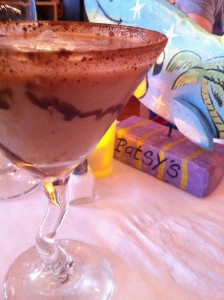 Dessert option: The Chocolate Martini at Patsy's Restaurant (Photo Credit: Adroit Ideals)