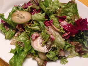 Mixed Green Salad with Radicchio and Lemon Thyme Vinaigrette (Photo Credit: Adroit Ideals)