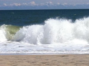 Crashing Ocean Waves at Bethany Beach, Delaware (Photo Credit: Adroit Ideals)