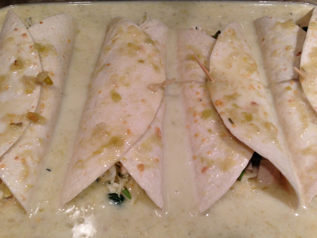 Chicken and Spinach Enchiladas with Green Chile Sauce A Food Lover’s