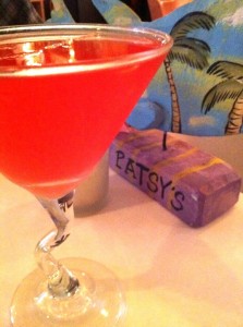 The refreshing Ruby Red Grapefruit Martini at Patsy's Restaurant (Photo Credit: Adroit Ideals)