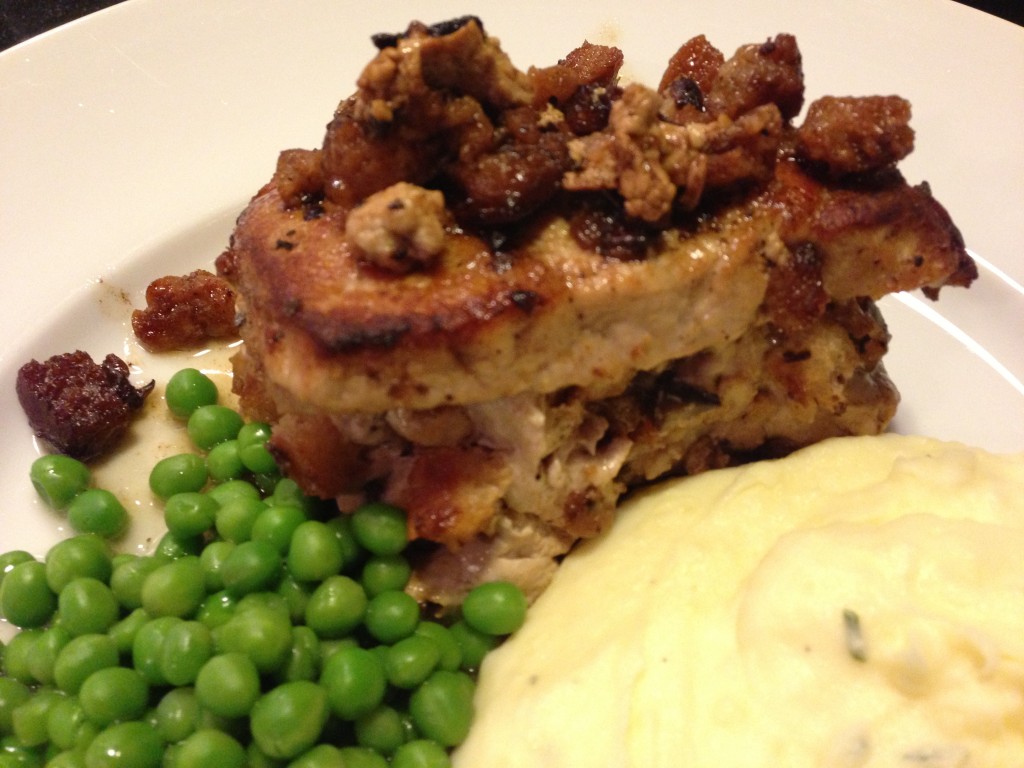 Stuffed Pork Chops — A Sage Delight! A Food Lover’s Delight