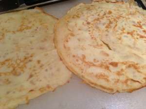 Homemade crepes ready for filling!  (Photo Credit: Adroit Ideals)