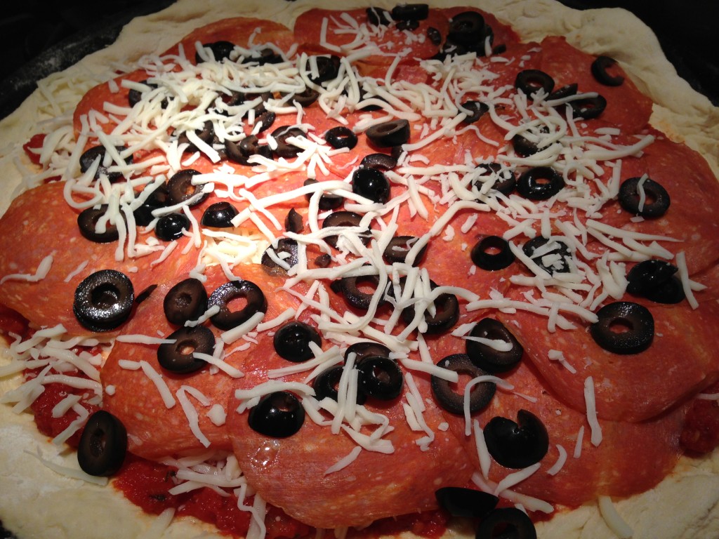 Perfect Pepperoni Pizza with Black Olives A Food Lover’s Delight