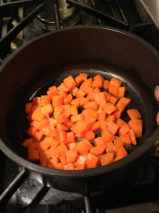 Saute the carrots in butter (Photo Credit: Adroit Ideals)
