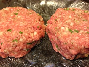 Form the lamb burger mixture into patties  (Photo Credit: Adroit Ideals)