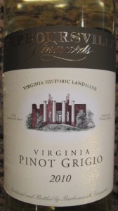 Barboursville Pinot Grigio wine (Photo Credit: cellartracker.com)