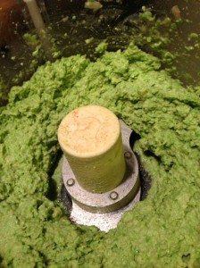 Green Pea Hummus in progress (Photo Credit: Adroit Ideals)