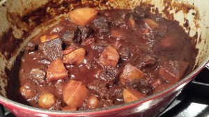 The venison stew is ready to plate!  (Photo Credit: Adroit Ideals)