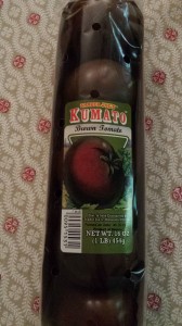Brown Kumato tomatoes are available from your local grocer and Trader Joe's markets (Photo Credit: Adroit Ideals)