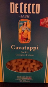 Cavatappi is a curly pasta noodle that holds the sauce well (Photo Credit: Adroit Ideals)