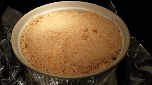 Macaroni and Cheese with buttered breadcrumbs, ready for the oven!  (Photo Credit: Adroit Ideals)