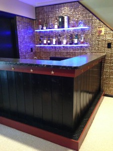 The "after" photo of our 1970s Bar Remake (Photo Credit: Adroit Ideals)