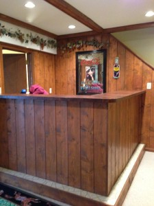The "before" photo of our 1970s Bar Remake (Photo Credit: Adroit Ideals)