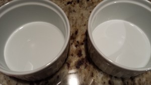 Two empty ramekins ready for the pate.  (Photo Credit: Adroit Ideals)
