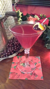 Enjoy my Christmas Cheer Cocktail anytime of the year!  (Photo Credit: Adroit Ideals)