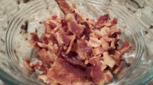 Crumbled crispy bacon is a great addition to any salad (Photo Credit: Adroit Ideals)