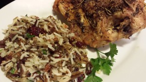 Serve my Wild Rice Salad as a side to Chicken or Turkey for a tasty meal (Photo Credit: Adroit Ideals)