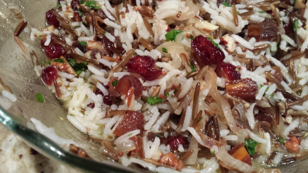 Wild Rice Salad with Dried Cranberries and Apricots A Food Lover's