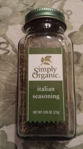 Simply Organic Italian Seasoning is a favorite to spice up my recipes (Photo Credit: Adroit Ideals)