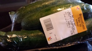 Bulk Zucchini for sale at my local grocer (Photo Credit: Adroit Ideals)