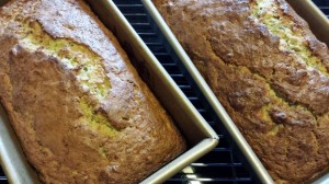 Savory Zucchini Bread -- fresh from the oven!  (Photo Credit: Adroit Ideals)