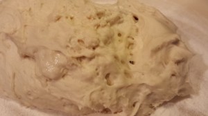 Homemade pizza dough made with my Vitamix! (Photo Credit: Adroit Ideals)