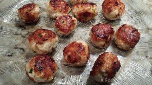 Easy Turkey Meatballs from my recipe elsewhere on this site! (Photo Credit: Adroit Ideals)