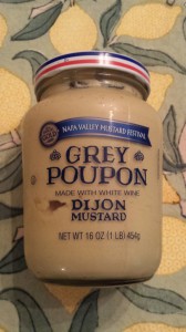 Grey Poupon Dijon Mustard is a great choice for a light mustardy vinaigrette (Photo Credit: Adroit Ideals)