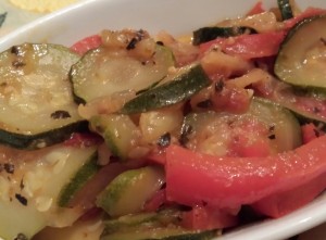 Zucchini, Tomato and Red Bell Pepper Ratatouille (Photo Credit: Adroit Ideals)