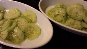Lemony Dill Cucumber Salad is a cool and refreshing side dish (Photo Credit: Adroit Ideals)