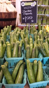 Local Virginia-grown zucchini squash from Lois' Produce at Whole Foods Markets (Photo Credit: Adroit Ideals)