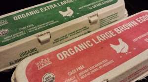 Whole Foods Market's organic eggs (Photo Credit: Adroit Ideals)