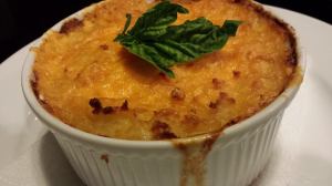 Shepherd's Pie with Smoked Chicken and Cheesy Cheddar Crust (Photo Credit: Adroit Ideals)