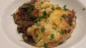 Beefy Shepherd's Pie with a Cheesy Mashed Potato Topping (Photo Credit: Adroit Ideals)