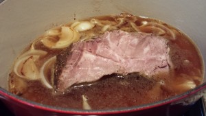 Add the beef stock  (Photo Credit: Adroit Ideals)