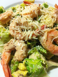 Decadent Shrimp Caesar Salad (Photo Credit: Adroit Ideals)