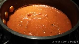Marinara sauce chock full of Lentils (Photo Credit: Adroit Ideals)