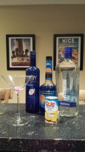 Ingredients for the Blue Hawaiian Cocktail (Photo Credit: Adroit Ideals)
