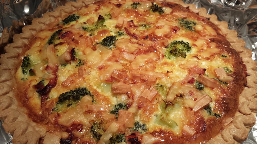 Broccoli Ham Smoked Gouda Quiche A Food Lover’s Delight