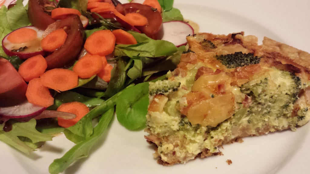 Broccoli Ham Smoked Gouda Quiche A Food Lover’s Delight