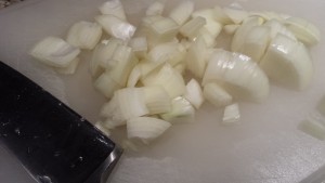 Diced onion (Photo Credit: Adroit Ideals)