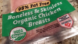 Organic boneless skinless chicken breasts (Photo Credit: Adroit Ideals)