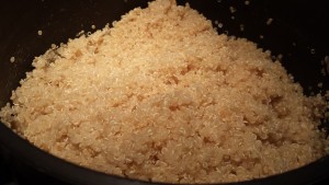 Cooked quinoa (Photo Credit: Adroit Ideals)