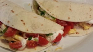 Spicy Chorizo and Egg Breakfast Tacos (Photo Credit: Adroit Ideals)